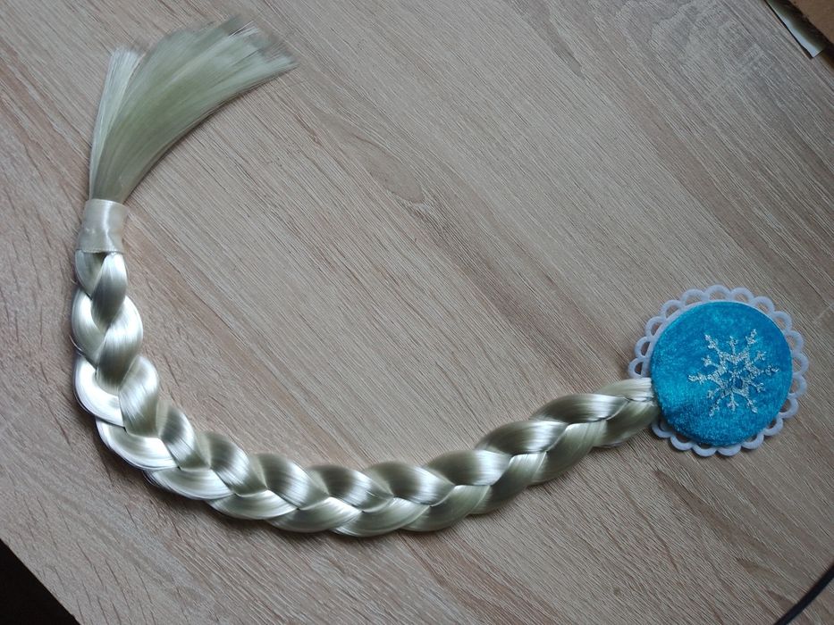 Warkocz Disney Frozen kraina lodu Elsa