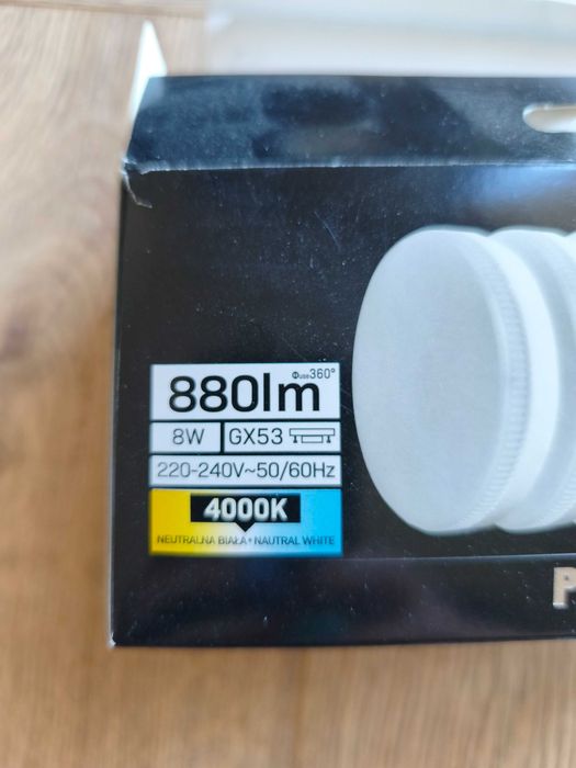 Żarówki Lampki LED GX53 5 sztuk