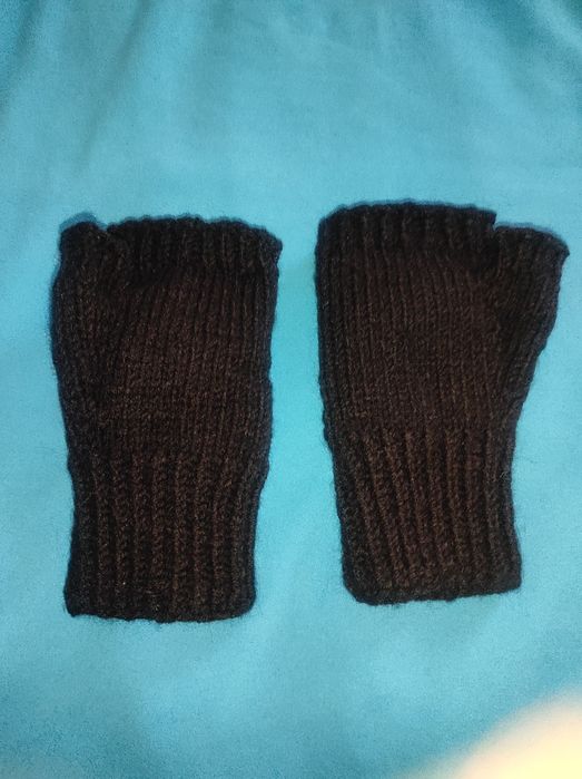 Mitenki czarne unisex