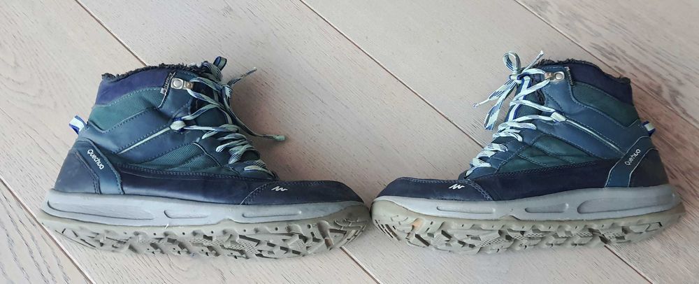 26,5 cm 42 Quechua Buty Turystyczne SH120 Warm Mid Damskie zimowe