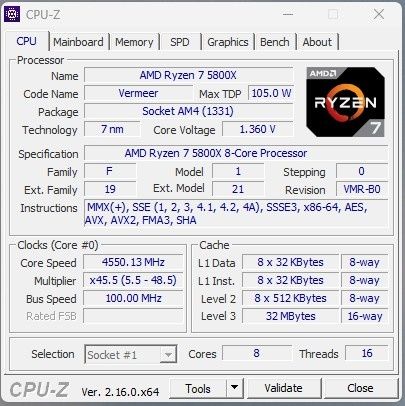 Комп'ютер Ryzen 7 5800X