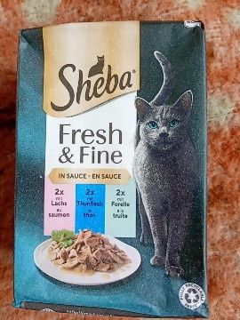 Karma dla kota Sheba 6x50g łosoś,tuńczyk,pstrąg
