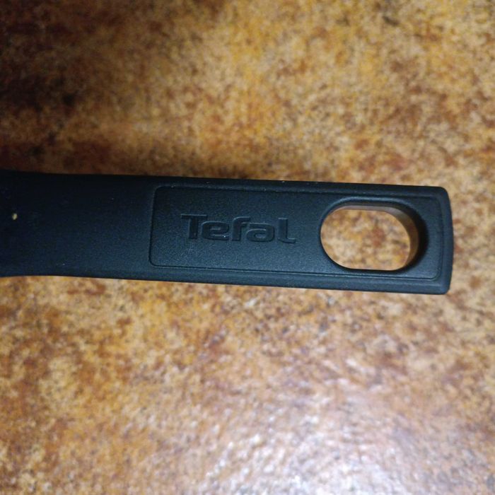 NOWY Markowy Kom TEFAL Patelnia 24 Cm INDUKCJA + Kom Noży OKAZJA