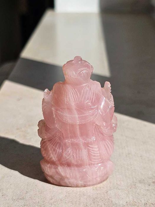 Ganesha rosa em quartz
