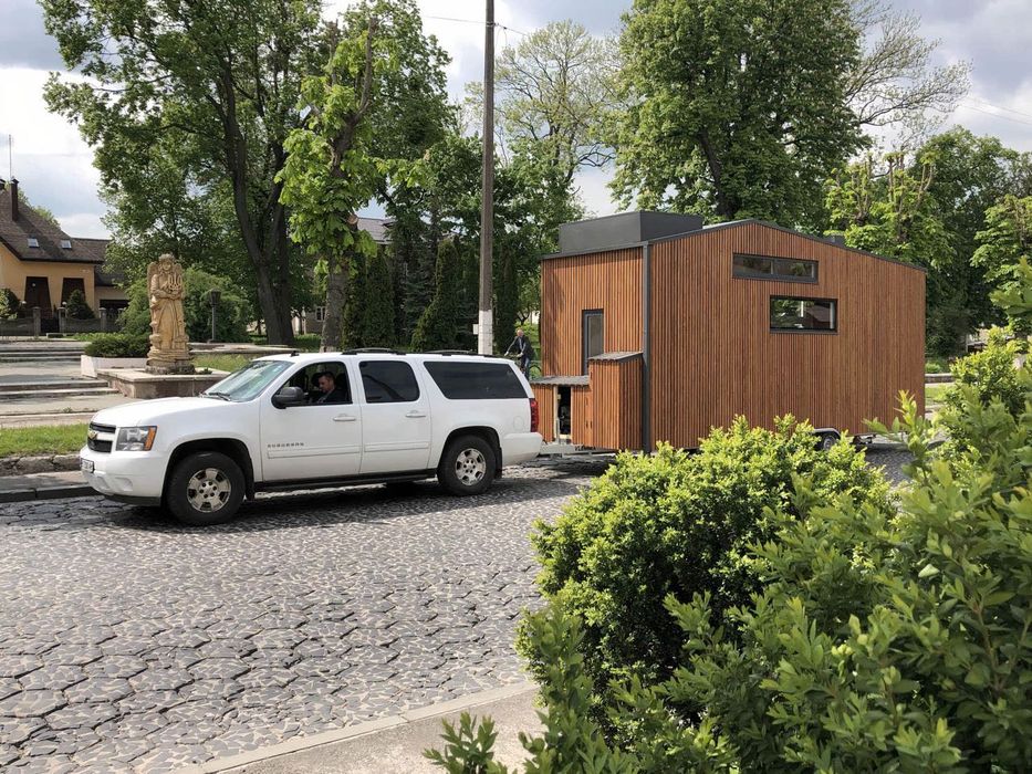 Модульний будинок, мобільний будинок, будинок на колесах, tiny house.