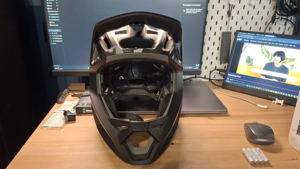 Kask rowerowy full FOX ProFrame RS mips spherical mhdrn black  camo L
