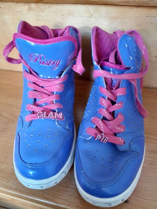 buty  sneakersy, trampki - SKÓRA!  naturalna PASTRY