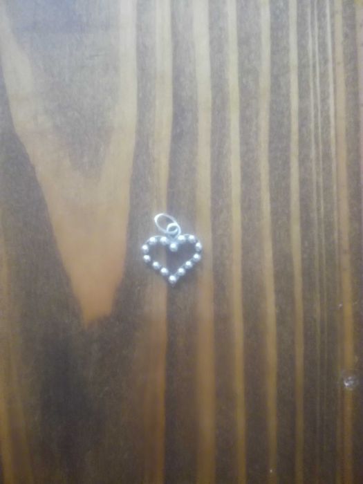 Wisiorek srebrny - serce