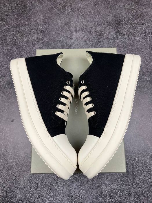 [БЕЗ ПРЕДОПЛАТ] Rick Owens Ramones Black White рікі рики рик овенс рік овенс рамоні рамоні рамоны