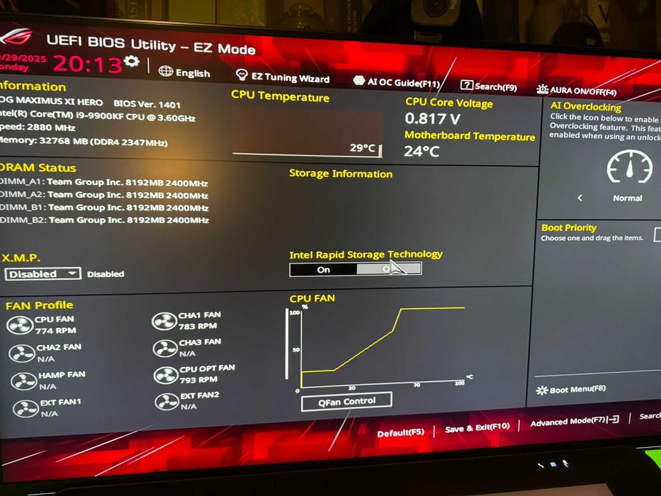zestaw PC  i9 9900KF i GeForce GTX 1080 Ti msi