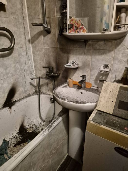 Прибирання після пожежі (невеликі обсяги)