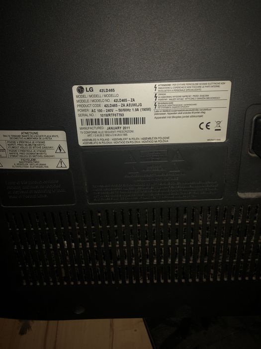 Telewizor lg 42cale