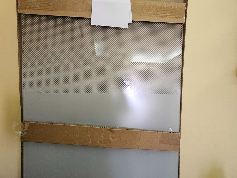 Painel de vidro temperado para banheira ou poliban