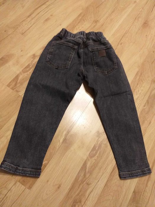 jeansy czarne Zara Kids 116 cm