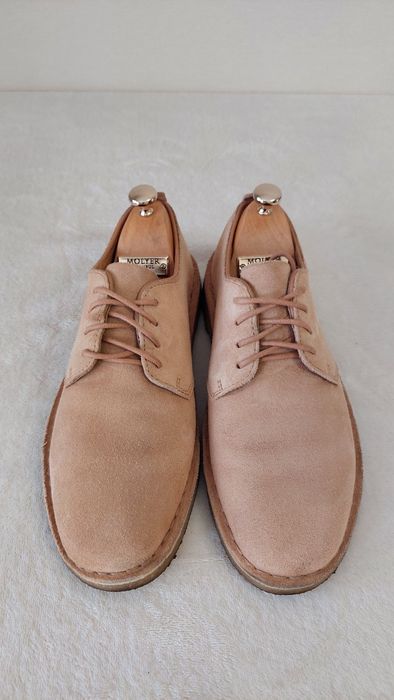 Замшевые Clarks Desert London(туфли,ботинки,кроссовки)