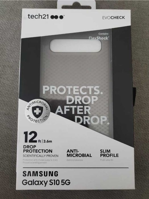 Оригинальный фирменный чехол tech21 Evo Check для Samsung S10 SM-G973