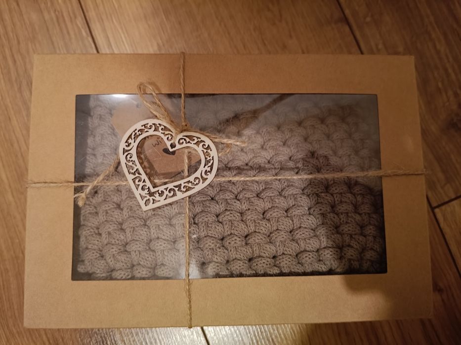 Kosmetyczka handmade na prezent ze sznurka nowa