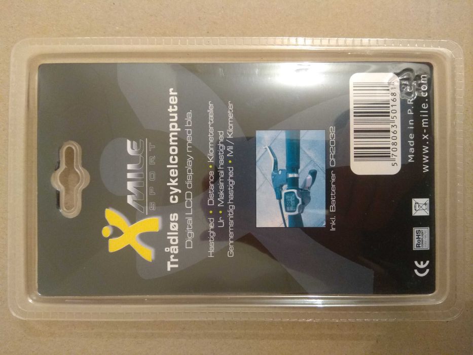 Вело компьютер беспроводной 8 функций X mile sport