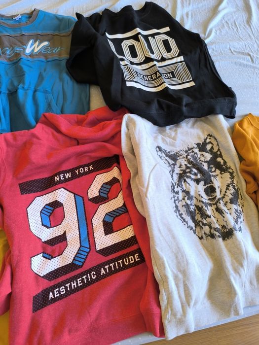 7 Sweatshirt inverno rapaz 11 a 12 anos