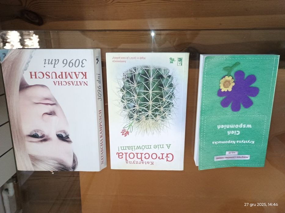 Zestaw ksiażek Grochola, Kampusch, Nepomucka