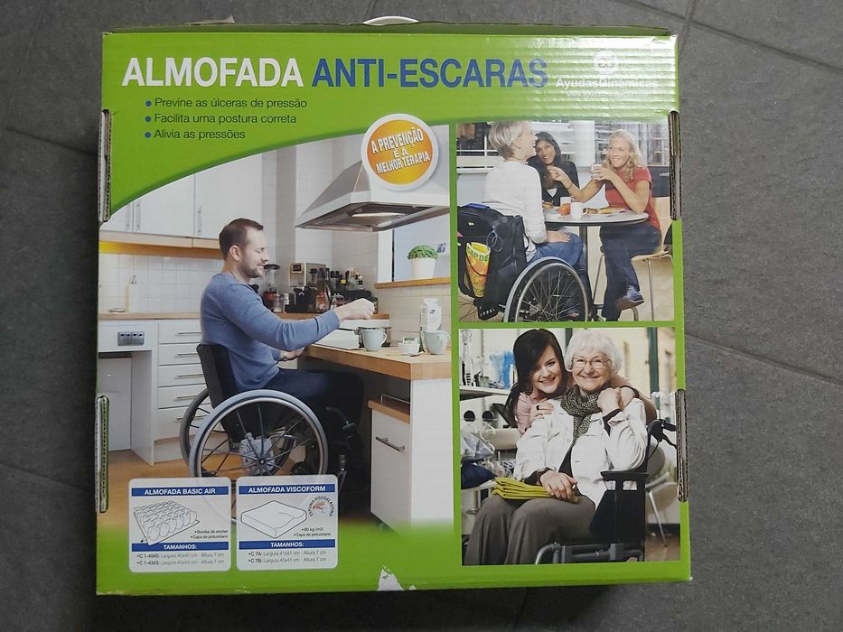 Almofada Anti escaras para cadeira de rodas