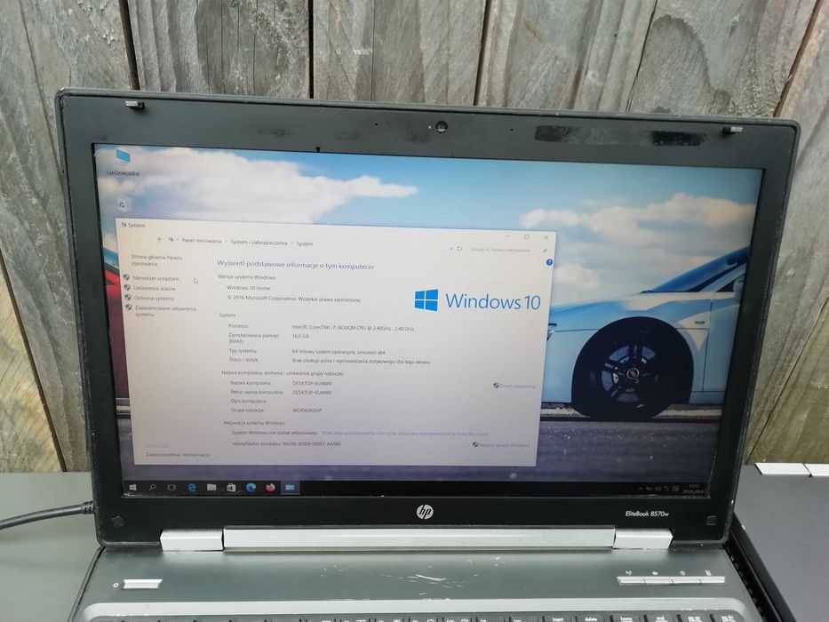 laptop biznesowy HP ELITEBOOK 8570w i7 16GB 500gb QUADRO K2000M