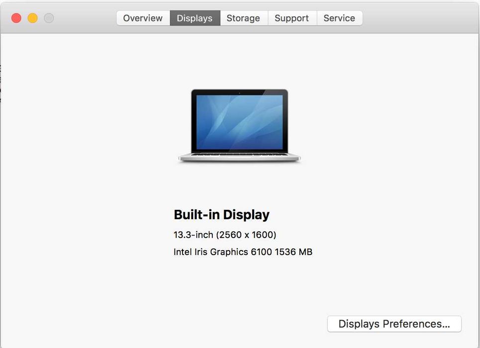 Macbook Pro 2015 MacBookPro12,1 i5 2.7, 8GB 1867MHz, Retina, 256GB SSD