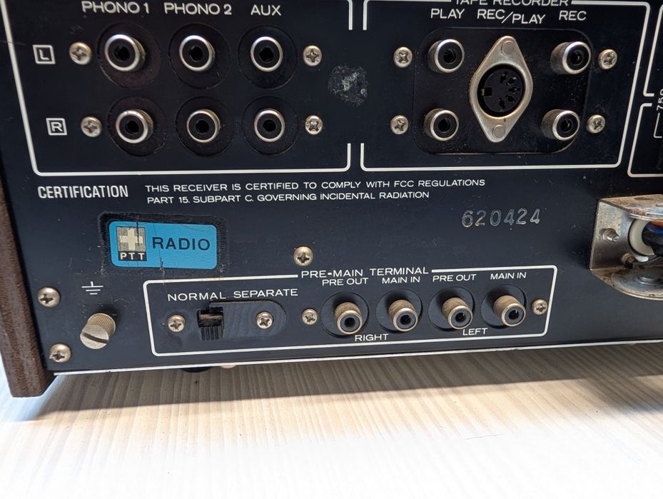 KENWOOD KR-4140 #Amplituner Stereo #Vintage 1970r #MONO #Pre-OUT #Drewno #Made in Japan !