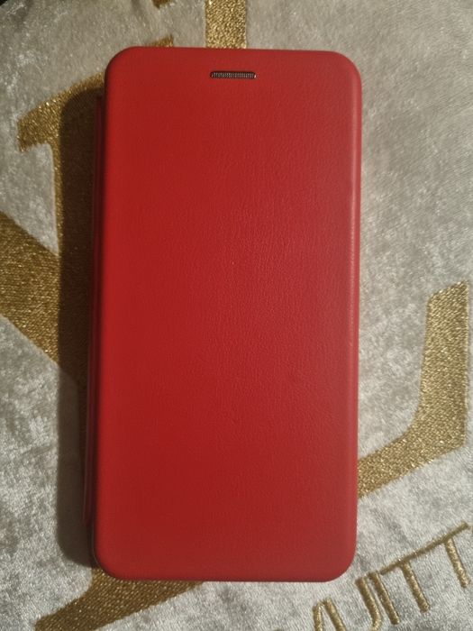 Futerał magnetyczny etui na telefon S21 czerwony