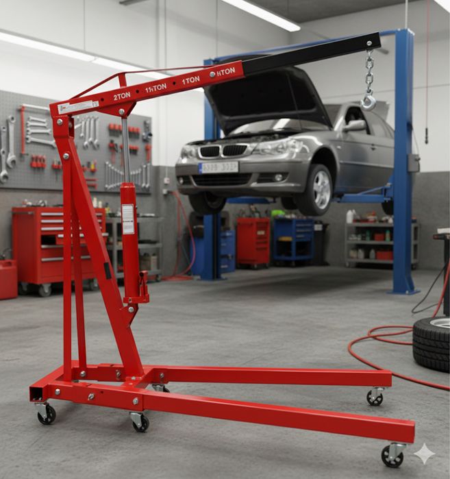 Żuraw warsztatowy podnośnik 2 tony solidny