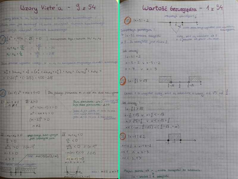 Notatki Maturalne Matematyka + Angielski