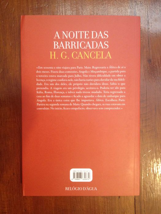 H. G. Cancela - A noite das barricadas