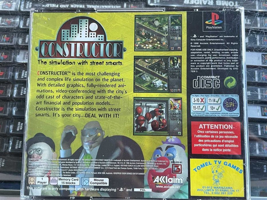 Constructor The Simulation With Sreet Smarts - Playstation - Sklep - Wolumen - Metro Wawrzyszew