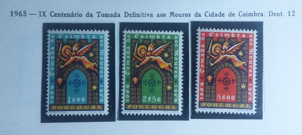 Selos - Série Filatelica de 1965