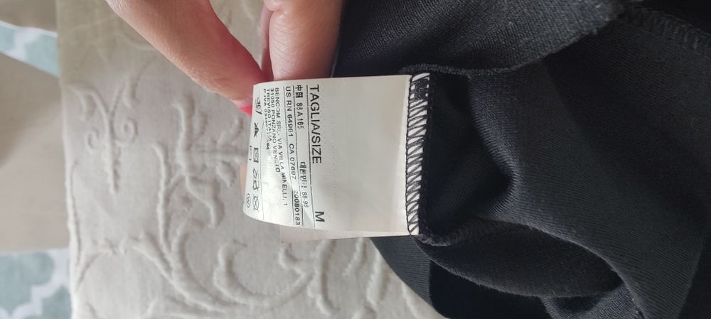 Vestido preto midi da Benetton M