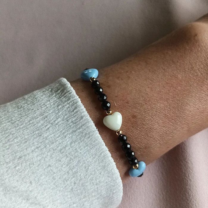 Damska bransoletka,biżuteria z kamieni naturalnych.Rękodzieło. Prezent