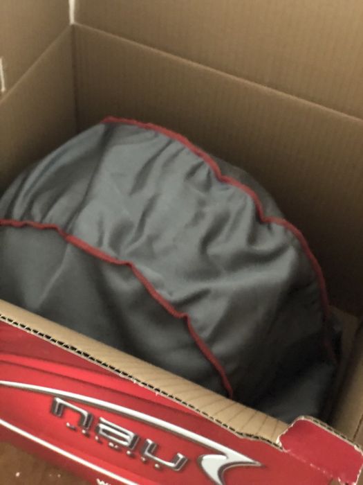 Capacete NAU tamanho L NOVO bordeaux mate