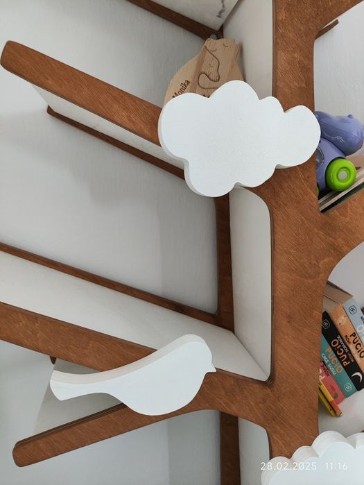 Półka drzewo regał na książki zabawki