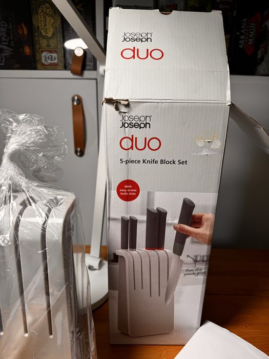 Blok noży joseph joseph duo nówka sztuka