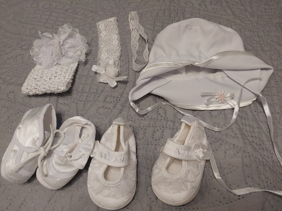 Komplet do chrztu dla dziewczynki