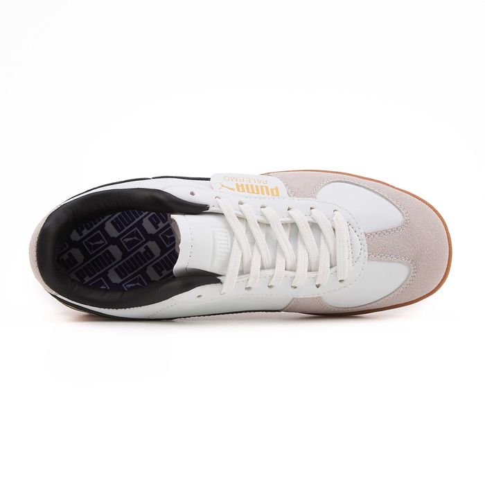 Жіночі кросівки Puma Palermo Leather "White Grey Black Gum" 36-41