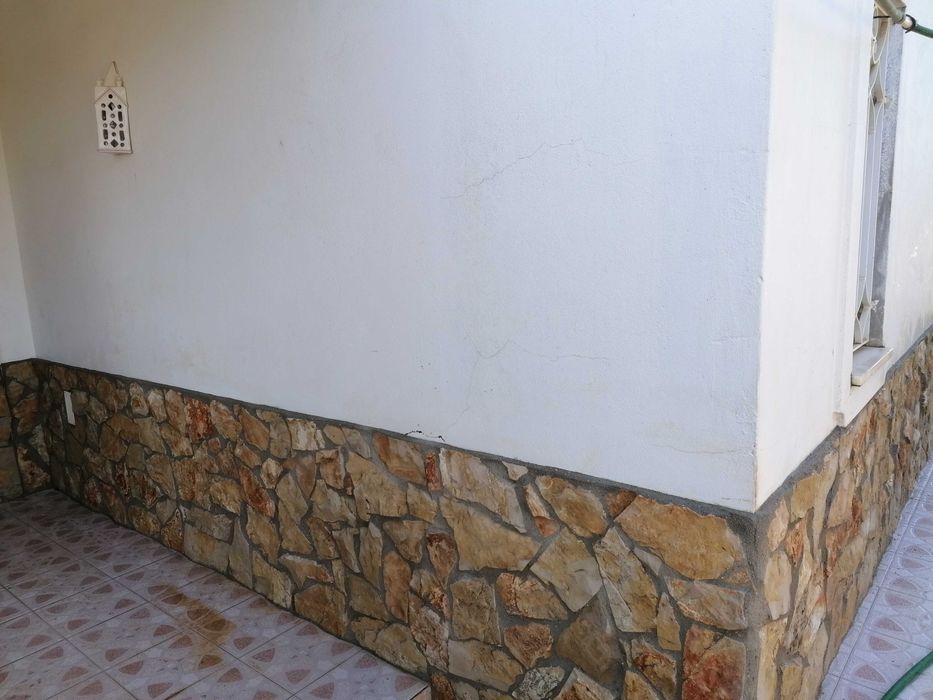 Pedra rústica jardim