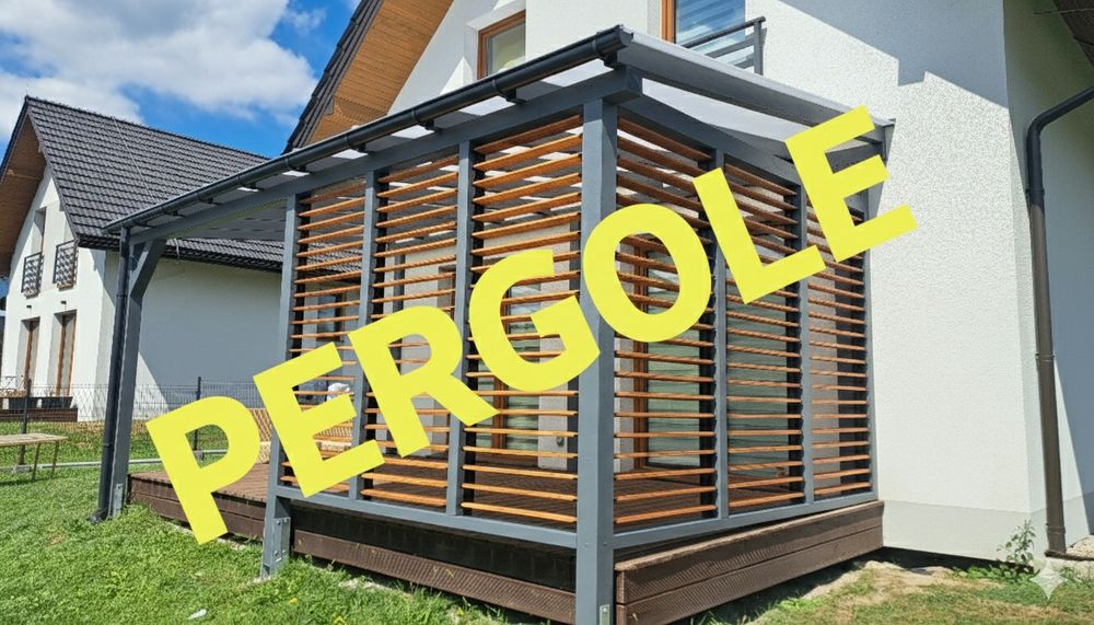 Pergole zadaszenie tarasu zabudowa tarasu wiaty tarasy drewniane