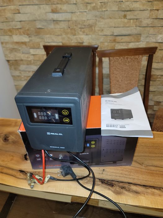 Джерело безпребійногоживлення REAL-EL Reserve-500