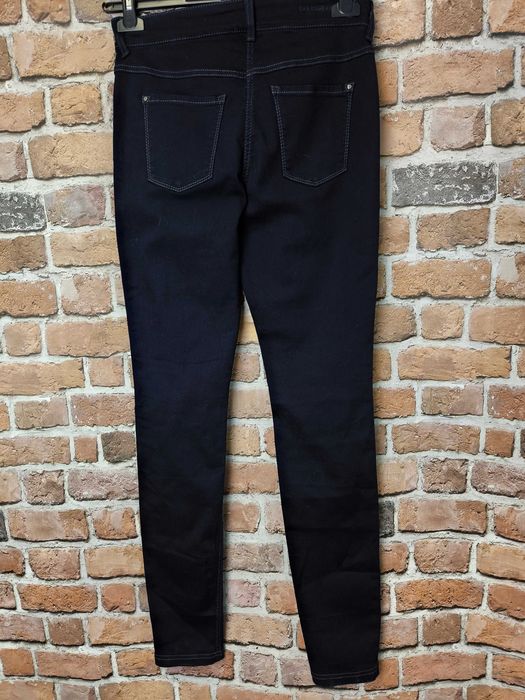 MAC Jeans jeansowe spodnie rurki granatowe  36/32