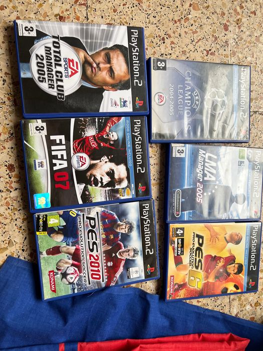 Ps2 jogos lote de futebol