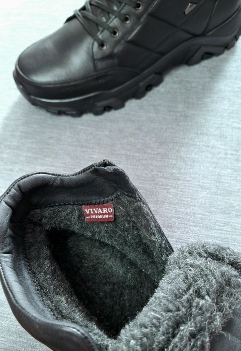 Чоловічі зимові натуральні черевики великого розміру батал 46 47 48 49