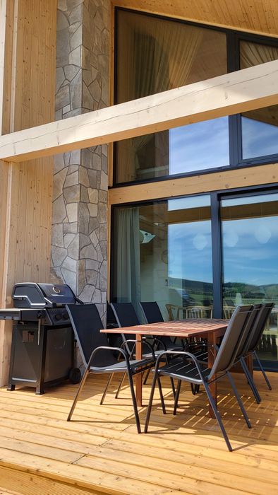 Domek w górach z jacuzzi, Beskid Niski.