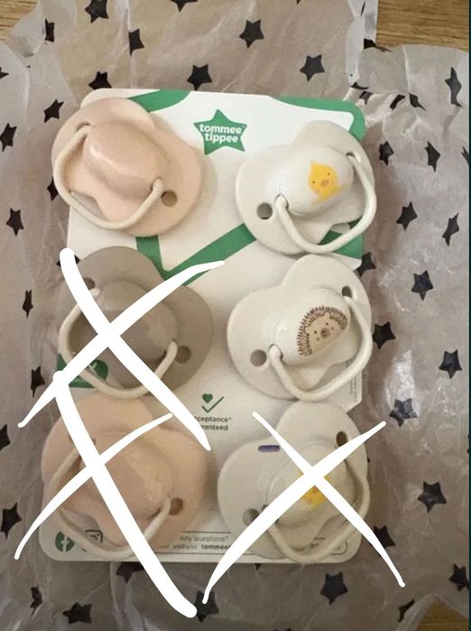 Нові пустушки Tommee Tippee 0-6 месяца дурники пустышки