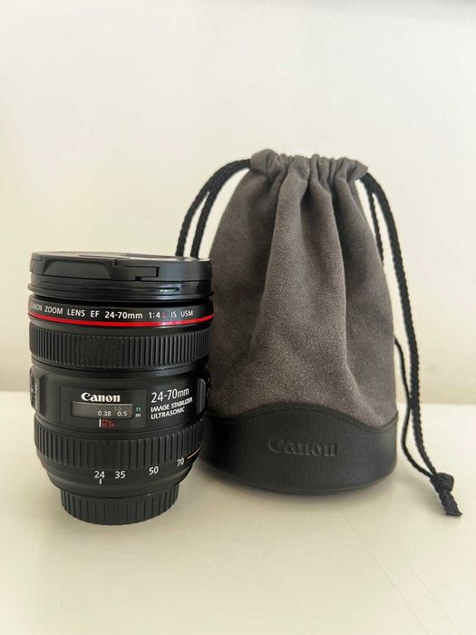 Objetiva canon 24-70mm 1:4 L IS USM